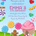 14 Wonderful Candyland Invitation Templates PSD AI Word InDesign