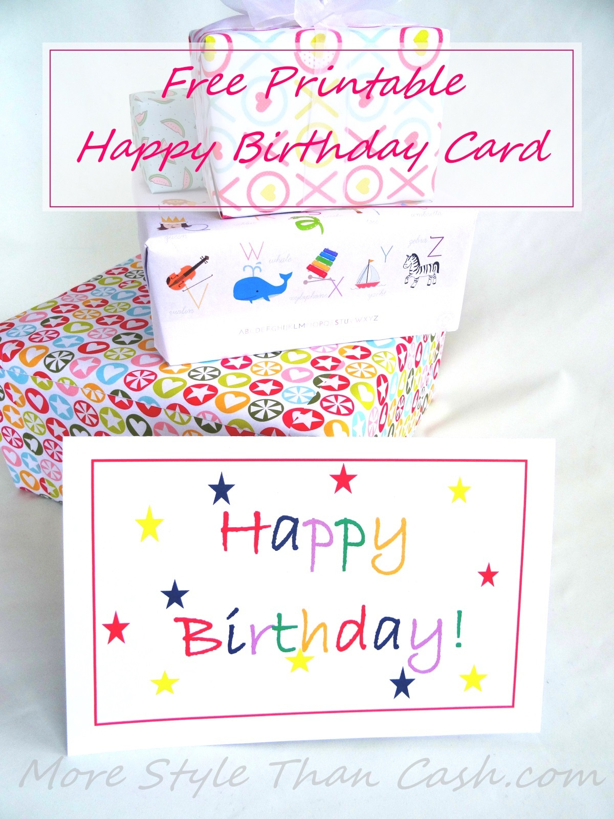 40 Free Birthday Card Templates Template Lab Free Printable Money