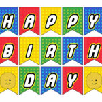 8 Best Printable LEGO Happy Birthday Sign Printablee