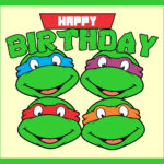 8 Best TMNT Printable Birthday Cards Birthday Printablee
