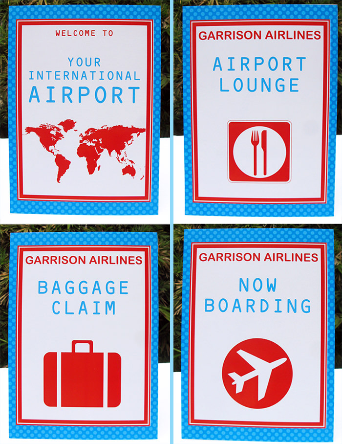 Airplane Printable Birthday Invitation And Complete Party Collection
