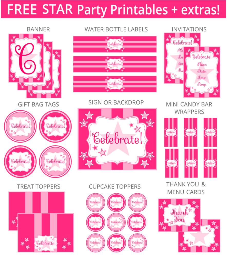 American Girl Party Printables