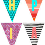 Birthday Banner Printables A Girl And A Glue Gun