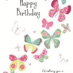 Birthday Butterflies Birthday Greeting Card Cards