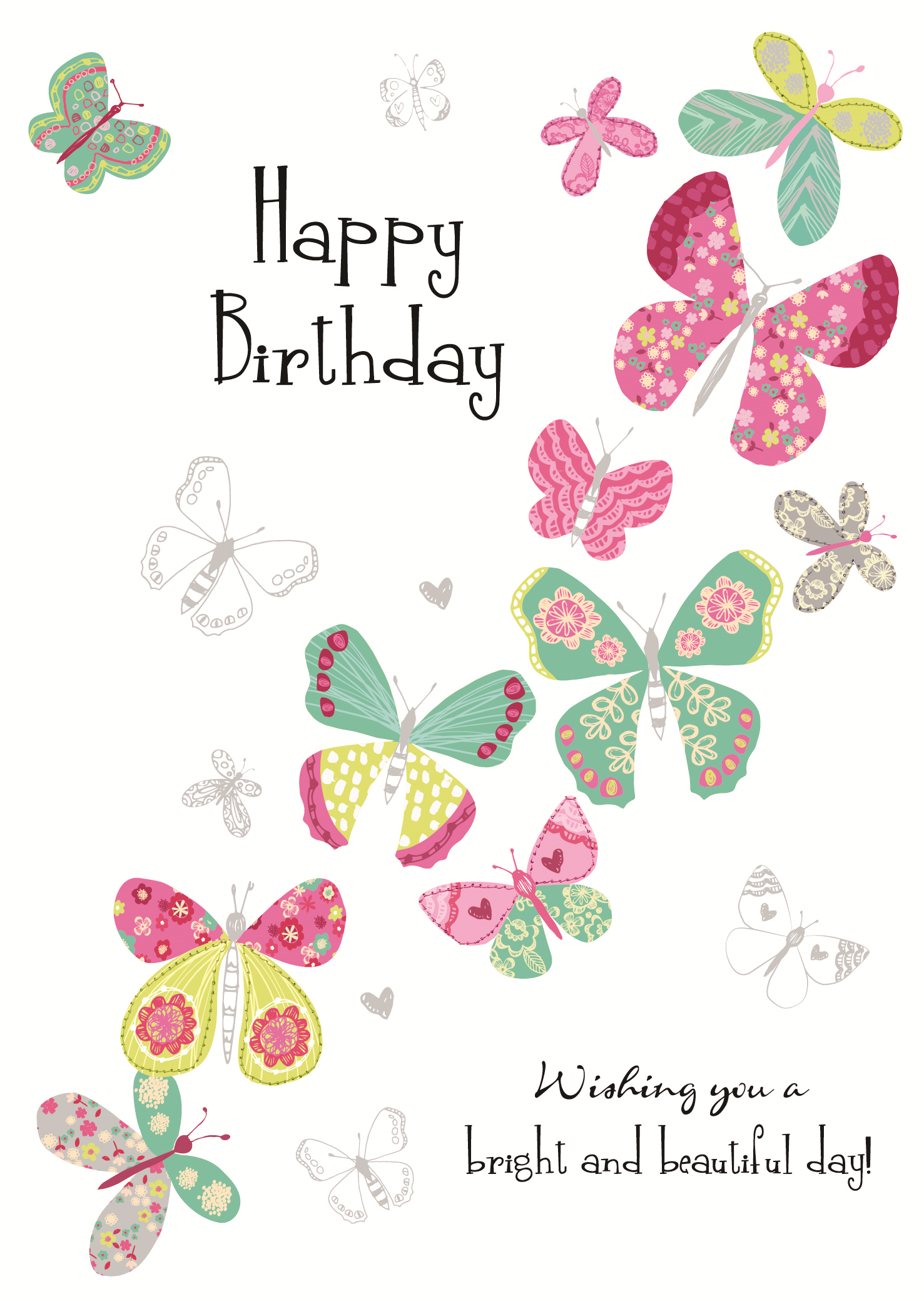 Butterfly Birthday Cards Free Printable 2024