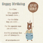 Birthday Card For Son Quotes QuotesGram