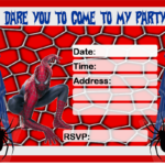 Birthday Invitation Free Printable Spiderman