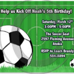 Birthday Soccer Printable Invitation