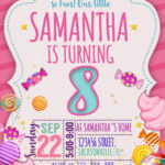 Candyland Birthday Invitation Candy Land Birthday Invitation Candy