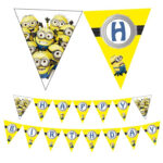 Despicable Me Minions Birthday Banner Minion Digital Printable Banner