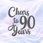 Download Cheers To 90 Years Her Him Invitation 90th Birthday SVG Ninety