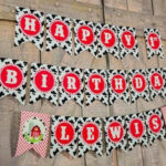 Farm Birthday Banner Printable Farm Birthday Party Banner Etsy