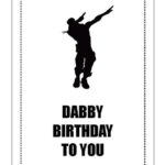 Fortnite Happy Birthday Card Printable