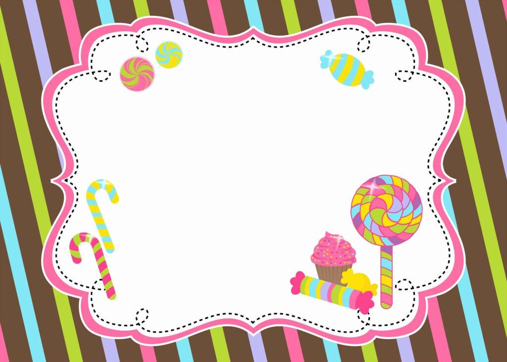 Free Candyland Invitation Template Beautiful By Daniellemoraesfalcao 