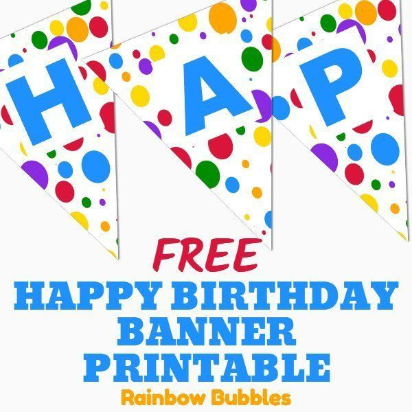 Free Happy Birthday Banner Printable 16 Unique Banners For Your Party 
