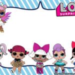 FREE LOL Surprise Dolls Invitation Templates FREE Printable Birthday