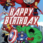 Free Printable Birthday Cards Birthday Card Template Avengers Birthday