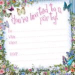 Free Printable Girls Birthday Invitations Bagvania FREE Printable