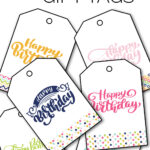 Free Printable Happy Birthday Gift Tags Sarah Titus