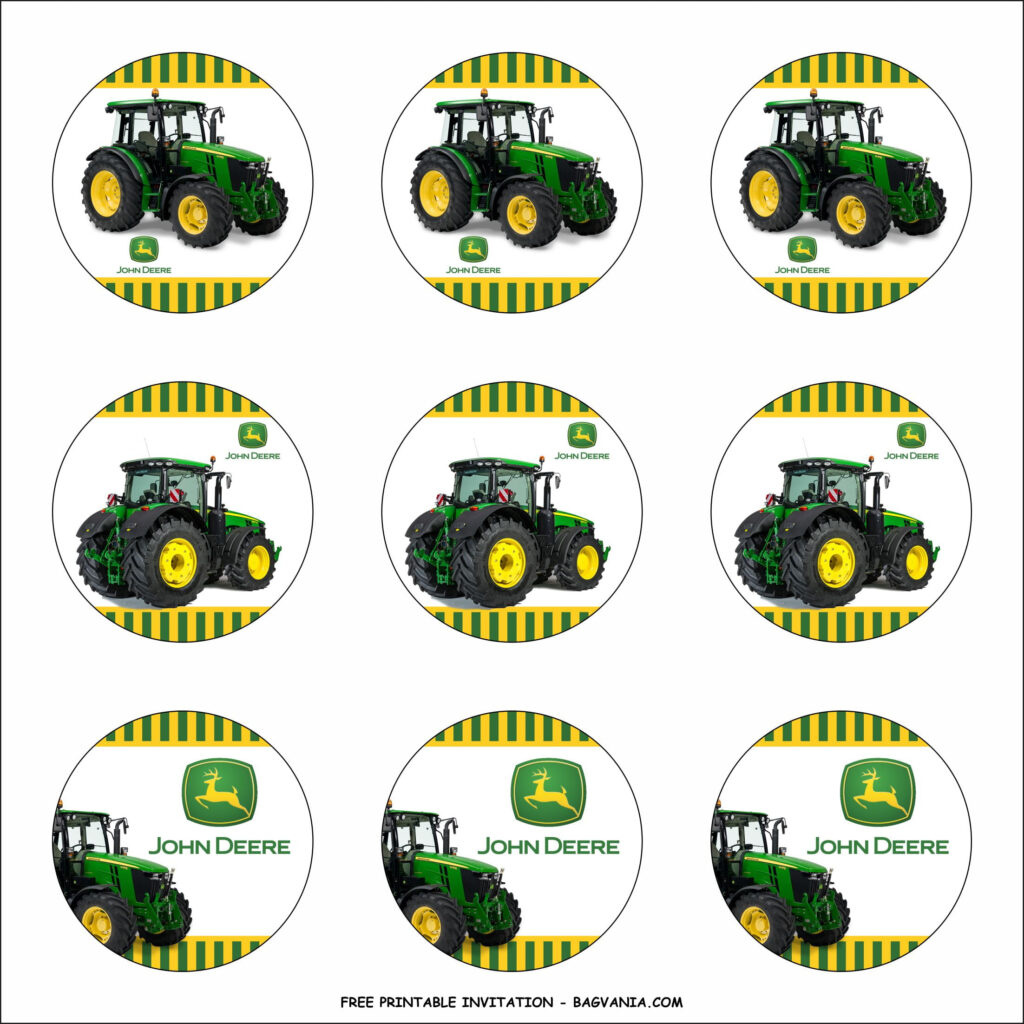  FREE PRINTABLE John Deere Birthday Party Kits Template FREE 