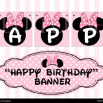 Free Printable Minnie Mouse Birthday Banner