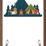 FREE Printable Outdoor Camping Birthday Invitation Templates Camping