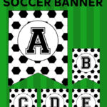 Free Printable Soccer Banner Soccer Party Decorations Soccer