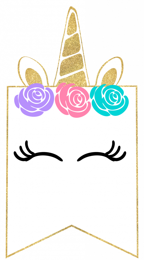 Free Printable Unicorn Decorations Party Banner Unicorn Birthday 