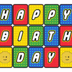 Happy Birthday LEGO Banner Printable Lego Banner Happy Birthday