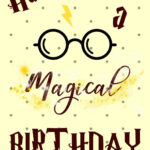 Harry Potter Birthday Cards PRINTBIRTHDAY CARDS