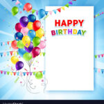 Impressive Birthday Card Template Free Ideas 3D Printable With Regard