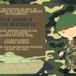 Like Verbiage Party Invitations Printable Army s Birthday Birthday