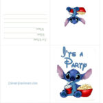 Lilo And Stitch Invitation Template Blank Lilo And Stitch Invitation