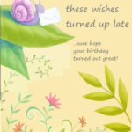 Nice Belated Birthday Card Free Printable Birthday Cards