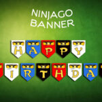 Ninjago Lego Banner Birthday Party Digital Printable Lego Ninjago