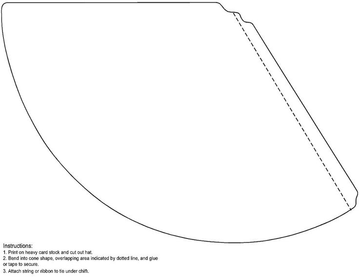 Party Hat Template Free To Use Party Hat Template Kids Party Hats