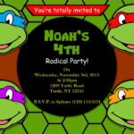 Print Your Own Teenage Mutant Ninja Turtles Invitation By Atom