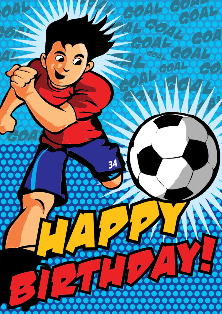 Soccer Printable Birthday Cards PRINTBIRTHDAY CARDS