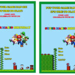 Super Mario FREE Printable Birthday Invitations Click Image Below To