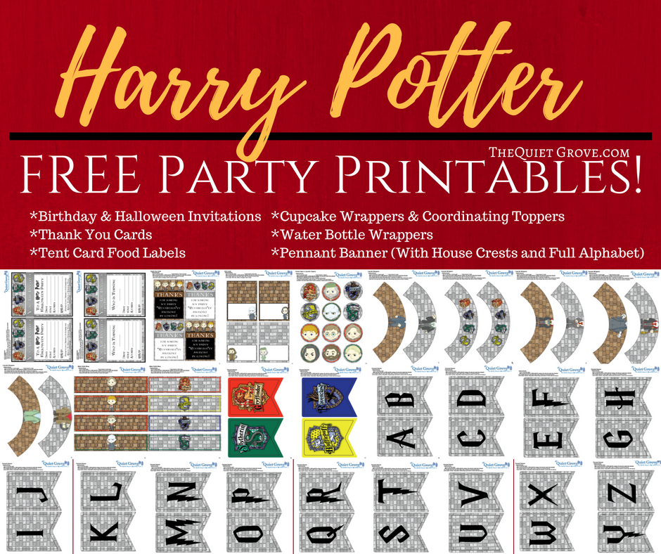 The Free Printable Harry Potter Set Includes Everything You Need To