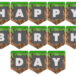 10 Best Minecraft Printable Happy Birthday Card Printablee