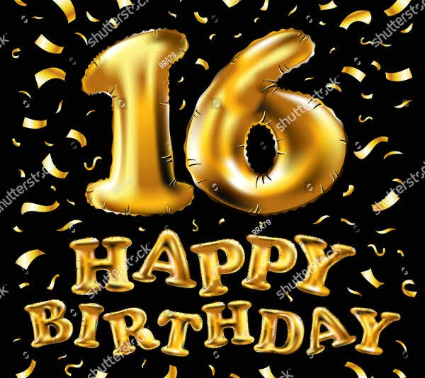 13 Sweet 16 Banner Designs Templates PSD AI Free Premium 