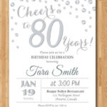 21 80th Birthday Invitations Free PSD Vector EPS AI Format