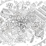 25 Free Printable Happy Birthday Coloring Pages