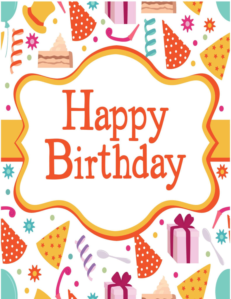 40 FREE Birthday Card Templates Template Lab