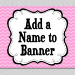 Add Name To Happy Birthday Banner