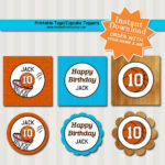 Basketball Cupcake Toppers Sports Toppers Basketball Birthday Happy