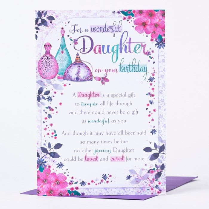 Birthday Card For A Daughter Printable Birthday Card Ideas Happy