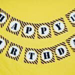 Construction Birthday Banner