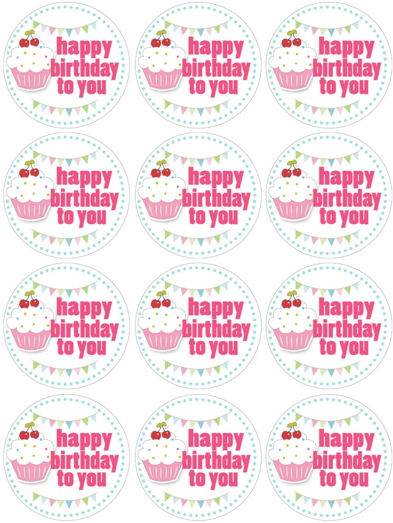 Cupcake Birthday Party With FREE Printables How To Nest For Less 
